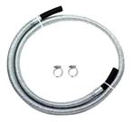 Mangueira flexível com malha de aço para fogão e cooktop 3m + 02 abraçadeiras Mangueira flexível com malha de aço para fogão e cooktop 3m + 02 abraçadeiras