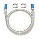 Mangueira Flexível Espigão Blukit Para Gás 1/2 1,20m Aço Inox Mangueira Flexível Espigão Blukit Para Gás 1/2 1,20m Aço Inox
