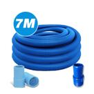 Mangueira Flexível Flutuante Para Limpeza Piscinas 7M Com Ponteiras e Adaptador