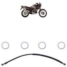 Mangueira Flexível Freio Dianteiro XT 750 Ténéré 1989 1990 1991 1992 1993 1994 1995 1996