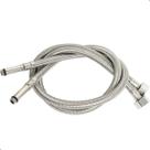 Mangueira Flexível Para Misturador Monocomando 70cm Engate Trançado Aço Inox 304 Par Rabicho Agua Quente Fria Banheiro Cozinha