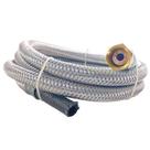 Mangueira Fogão 2.00 MT 1/2" NPT x Bico-BM Cromada