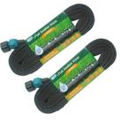 Mangueira Hlinker Flat Soaker, irrigação por gotejamento conectável de 15 m