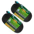 Mangueira Hlinker Flat Soaker, irrigação por gotejamento conectável de 75 pés 1/2"