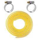 Mangueira Mulituso Gás 3/8 Transparente 2m Metros com Braçadeiras Abraçadeiras Reforçada Grossa Fogão Cozinha Jardim
