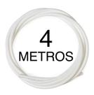 Mangueira Para Filtro Purificador Bebedouro 1/4 - 4 Metros (Branca)