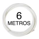 Mangueira Para Filtro Purificador Bebedouro 1/4 - 6 Metros (Branca)