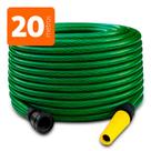 Mangueira Para Jardim Reforçada em PVC Anti-torção com Engate e Esguicho Verde - Unifios