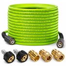 Mangueira para Lavadora de Alta Pressão Hourleey 15 m 3600 PSI Flexível Mangueira para Lavadora de Alta Pressão Hourleey 15 m 3600 PSI Flexível