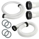 Mangueira para piscina Conderyang 1,5" EVA 1,8 m e 0,9 m, kit com 2 unidades Mangueira para piscina Conderyang 1,5" EVA 1,8 m e 0,9 m, kit com 2 unidades