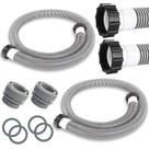 Mangueira para Piscina Conderyang 180cm EVA Adaptador 40mm Kit 2 Peças