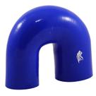 Mangueira Silicone Azul Pressurização U 3" x 2 1/2" Cód.8340