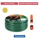 Mangueira Tramontina 30m Jardim Flexivel Reforçada Com Kit Esguicho