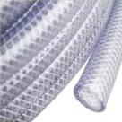 Mangueira trançada cristal pvc pt 250 1 polegada 10 metros