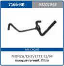 Mangueira Ventilação Filtro Monza / Chevette 92/94