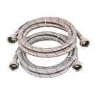 Mangueiras para máquina de lavar PLUMBINGMASTER 1,8 m em aço inoxidável