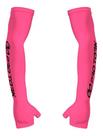 Manguito Manga Dedos Proteção Solar Uv + 50 Rosa Moto Bike