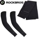Manguito Preto Vôlei Corrida Bicicleta Proteção Uv Unissex RockBros XT9002