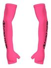 Manguito Rosa Bike Manga Dedos Para Proteção Solar Uv + 50