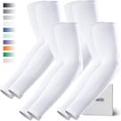 Manguitos de Compressão GOUNOD com Proteção UV Branco