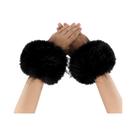 Manguitos De Pulso De Pele Sintética Para Inverno, Acessórios De Fantasia Para Festas De Halloween E