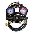 Manifold 4 Vias Bravo Bprom4 R22 R32r410a 4 Mangueiras