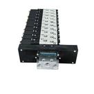 Manifold c/ 10 valvulas 5/2 vias 1/8'' 24v c/ conector db25
