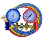 Manifold Com Mangueira e Visor Vulkan Gás R12 - R22 - R134a - R404a Vlct-636V