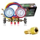 Manifold R12 R22 R134 R404 e Adaptador AD87