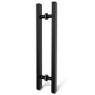 Manija para puerta LVYIHAN 60 cm Acero inoxidable negro mate