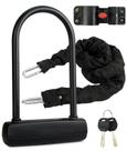 Manilha Bike U Lock Weogine 18 mm, corrente de 120 cm, 1,5 kg