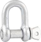 Manilha p/ cabo aço 3/16" reta leve galv c/ 2 pç cart Vonder