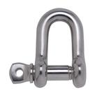 Manilha Reta Inox 16mm Náutica Barco Lancha Veleiro Âncora