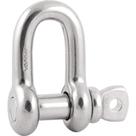 Manilha Reta Para Cabo de Aço 1/2" Aço Inox - Vonder