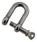 Manilha Reta Tornel Em Aço Inox 6 Mm Para Carga Max 337 Kg