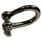 Manilha Torcida Curta 10 mm Inox
