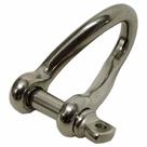Manilha Torcida Curta 8 mm Inox