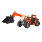 Manipulador telescópico Toy Bruder JLG 2505 fabricado na Alemanha, escala 1:16