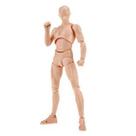 Maniquim Articulado Masculino Memello 15 cm com Juntas Móveis