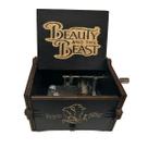 Manivela com tema de anime Music Box Beautys And Beasts Wood