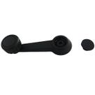 Manivela Reg. Vidro Plastico Preta 690 8120 8140 8150 12144