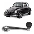Manivela Vidro Aço Cromado Fusca 1200