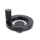 Manivela Volante Manopla 100mm Externo - Furo 10mm, Torno
