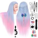 Mannequin Head TopDirect 74 cm de cabelo sintético para cosmetologia