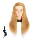 Mannequin Head Traininghead 100% cabelo humano 50-55cm - Blonde