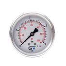 Manômetro com Glicerina 1/4" 60 psi DN63 Saída Horizontal Genebre