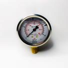 Manômetro D.63mm (2.1/2) 0-20 Kgf/cm2 Vertical Caixa Inox