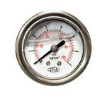 Manômetro de 0-100 Psi Conexão Traseira Macho 1/8"