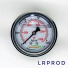 Manômetro horizontal -diam.63mm (2. 1/2” ) com escala de 0-1000 KGF/CM2 x 15000 PSI