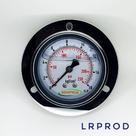 Manômetro horizontal -diam.63mm (2. 1/2” ) com escala de 0-16 KGF/CM2 x 230 PSI -Com Flange